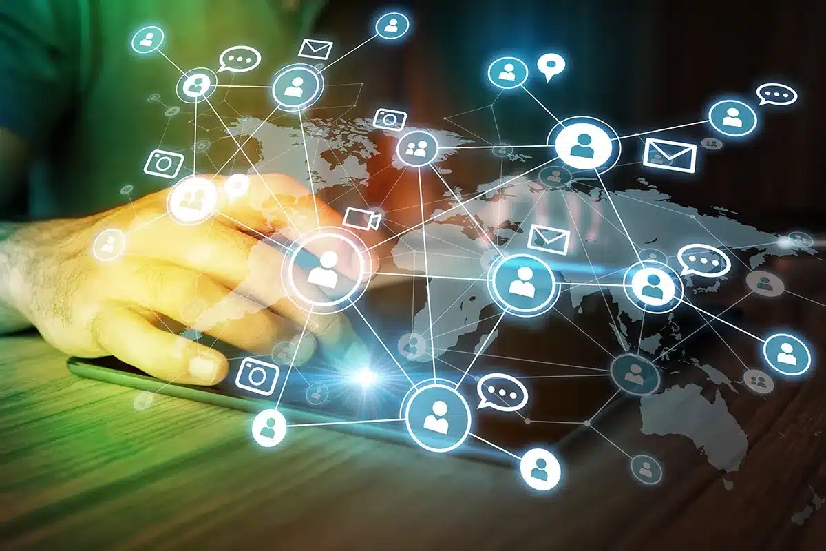 Social media network.