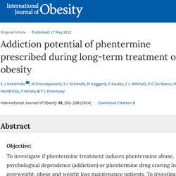 Is phentermine addicting and is long-term use safe?