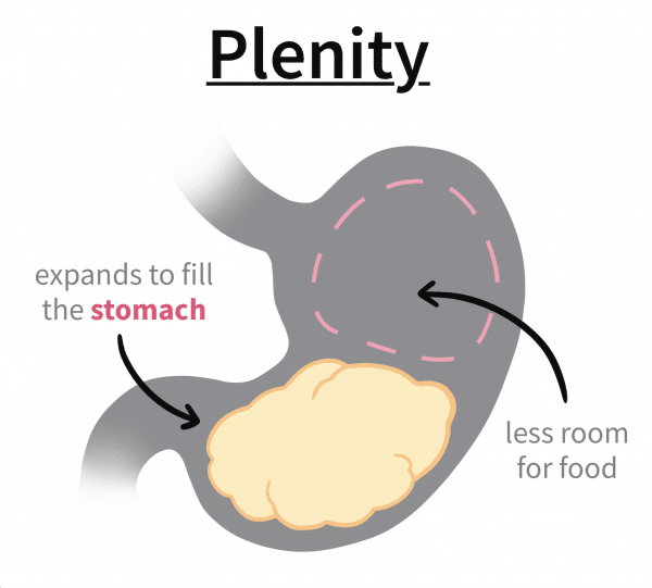 how plenty weight loss fills the stomach